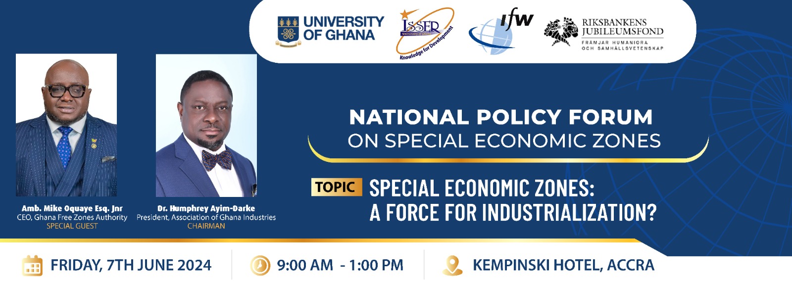 ISSER hosts National Policy Forum on Special Economic Zones