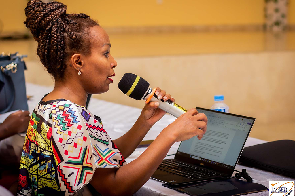 GPI’s Dr. Bekele during the interaction session. 