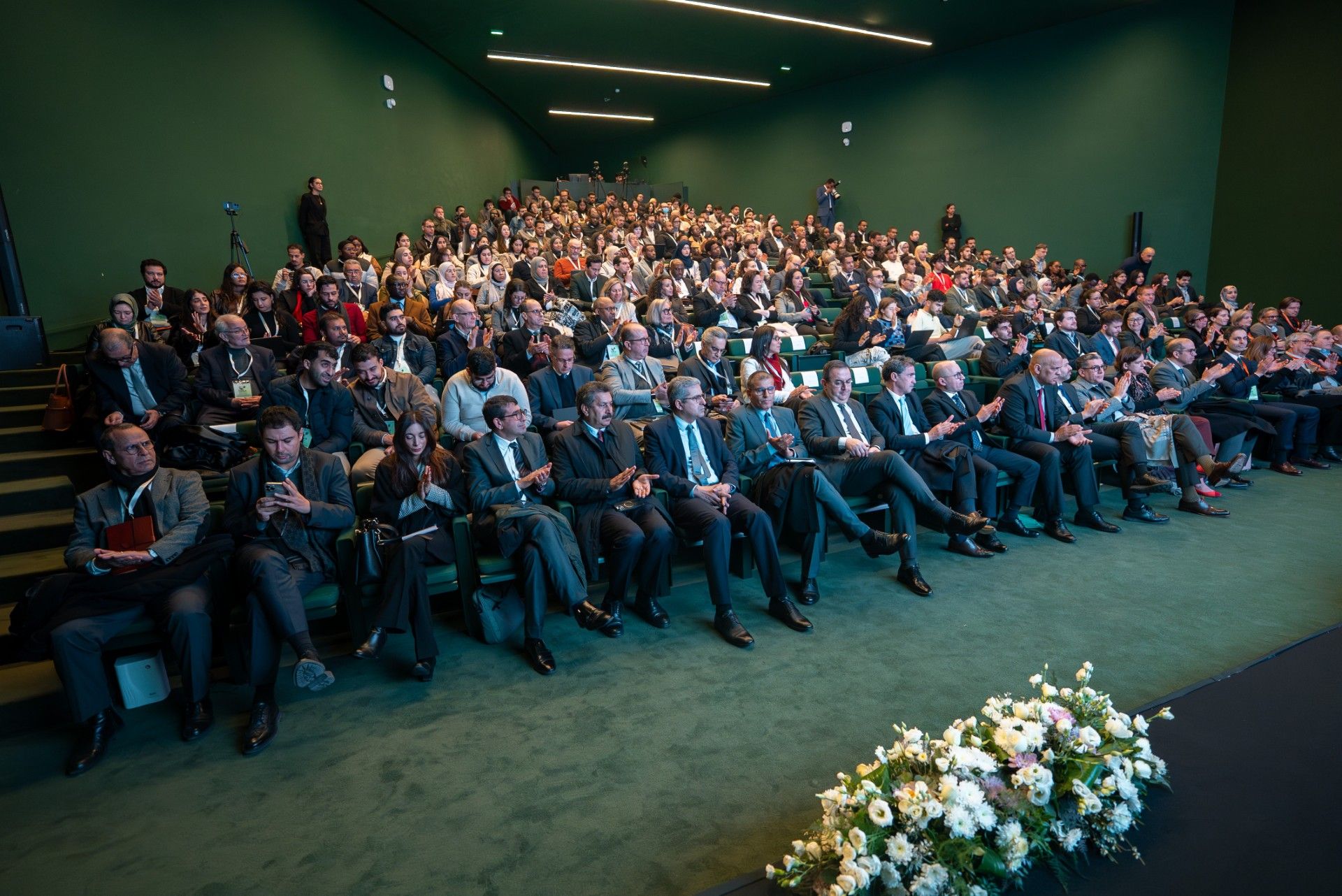 Prof. Robert Darko Osei speaking during Panel 3 at the UJALA Policy Conference in Rabat, Morocco