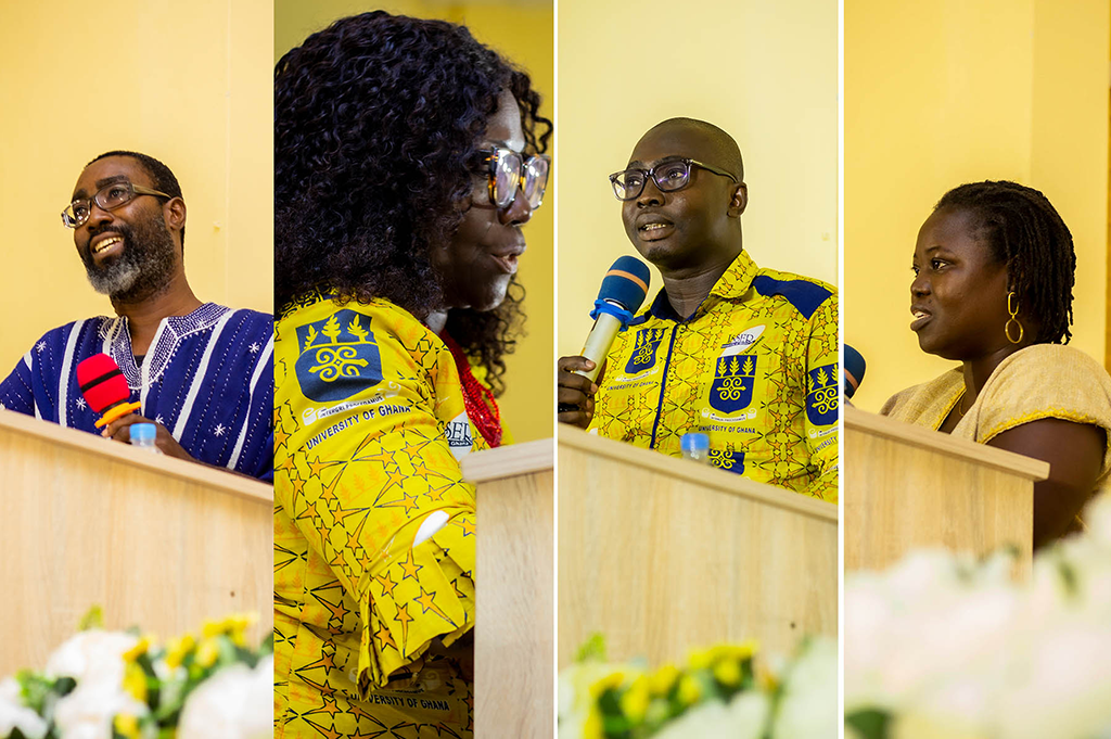 Some of the authors took the stage to address questions and comments arising from the presentation alongside topical social issues.