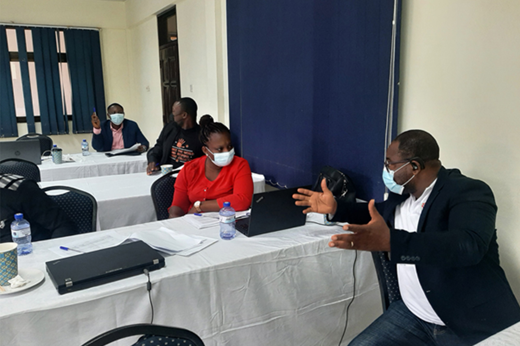 Participants in active discussions