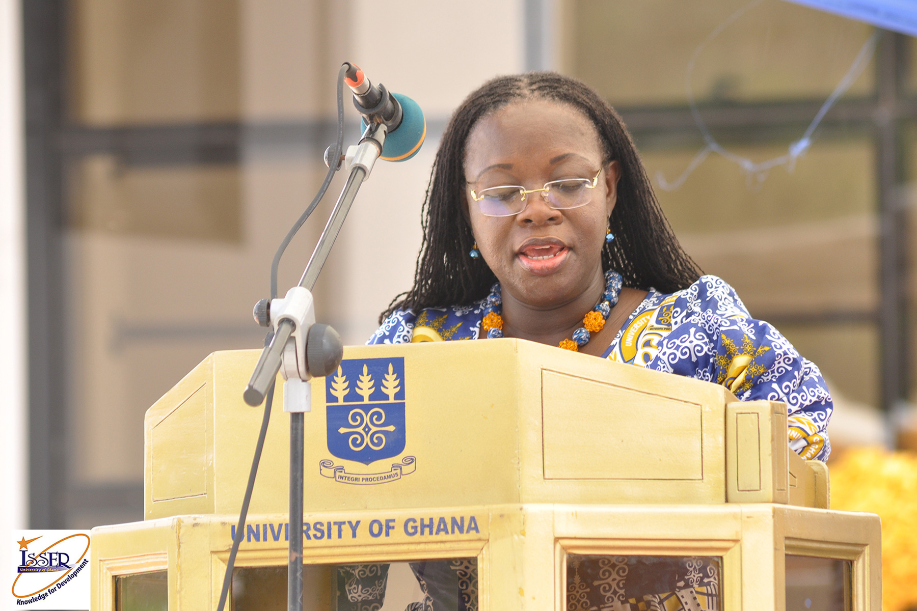 The Vice-Chancellor, Prof.  Nana Aba Appiah Amfo