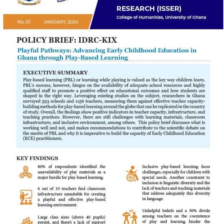 Playful Pathways: Advancing Early Childhood Education in Ghana through Play-Based Learning