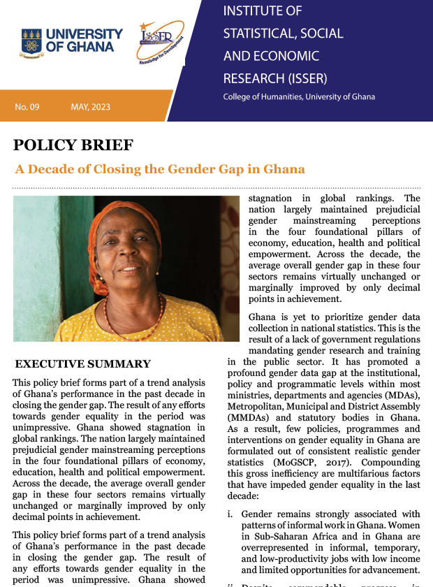 A Decade of Closing the Gender Gap in Ghana