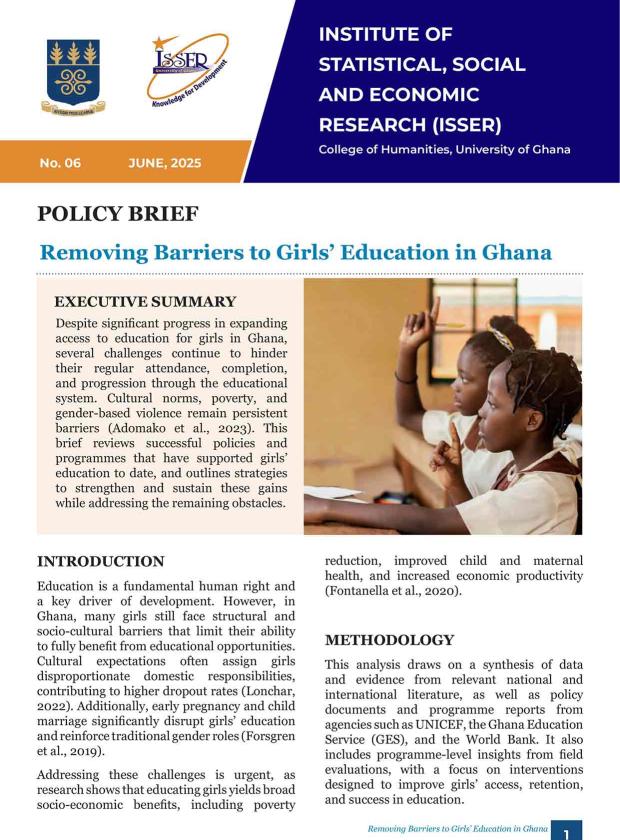 Removing Barriers to Girls’ Education in Ghana